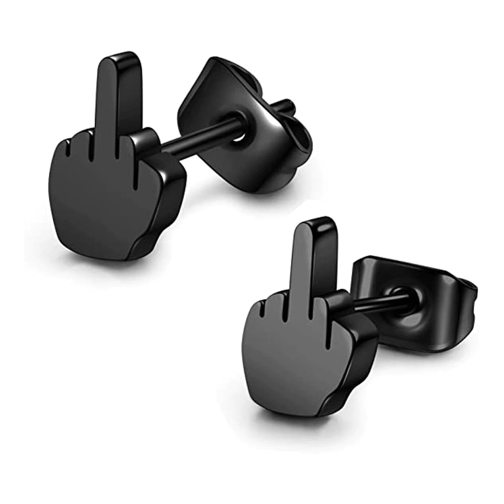 F U Earrings - A Pair