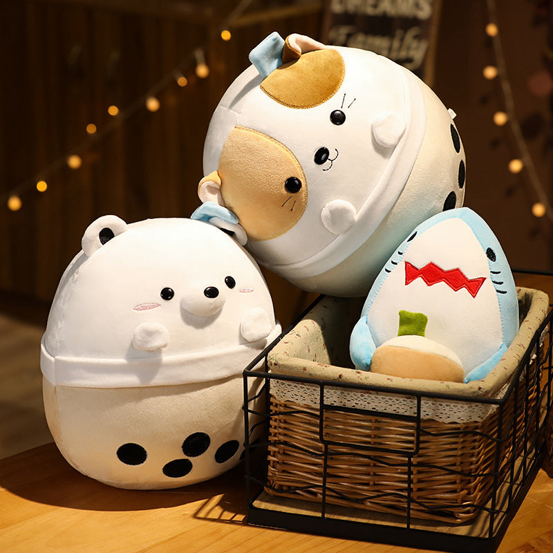Adorable Boba Tea Animal Plush