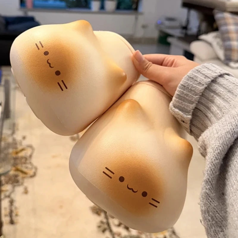 Adorable Cat Paw Print Slides Slippers
