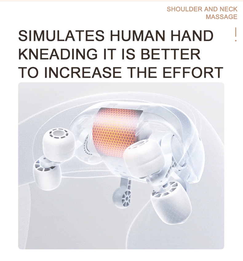 Electric Massager for Shoulder and Neck With Optional Heat