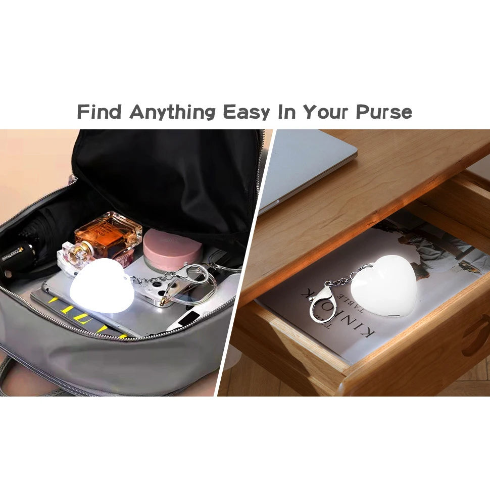 Purse Light Keychain - 2 PCS Set