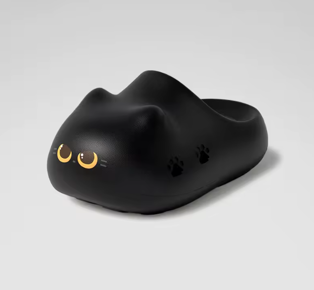 Adorable Cat Paw Print Slides Slippers