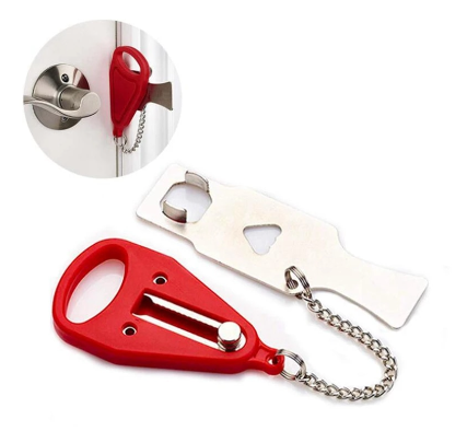 Portable Safety Door Lock - Self Defence, Good For Travelling, Hotels