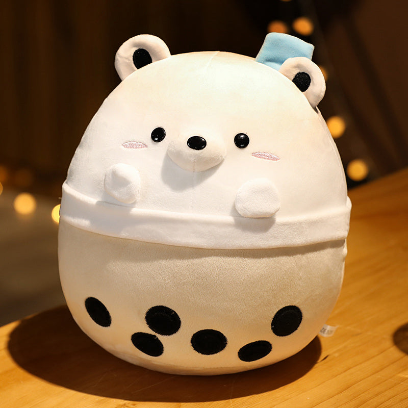 Adorable Boba Tea Animal Plush