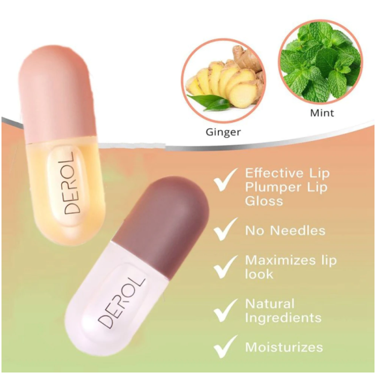 Magic Plumping Lip Gloss 2 Pcs Set - Day & Night Time