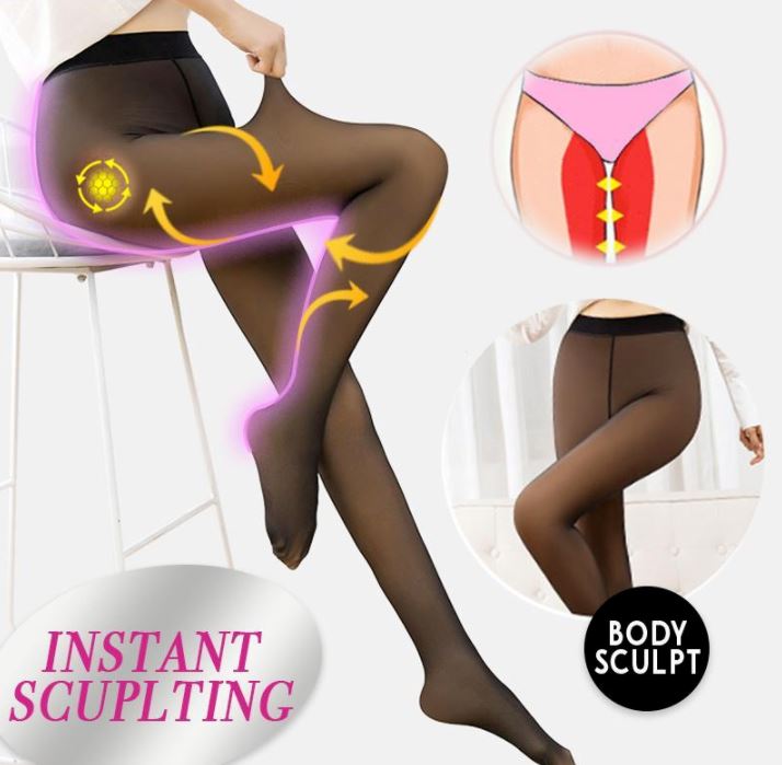 Ultra Thick Warm & Slimming Velvet Fleece Tights