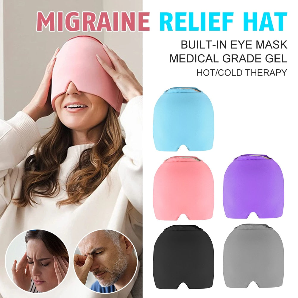 Headache Relief Cap - Hot & Cold Gel Therapy