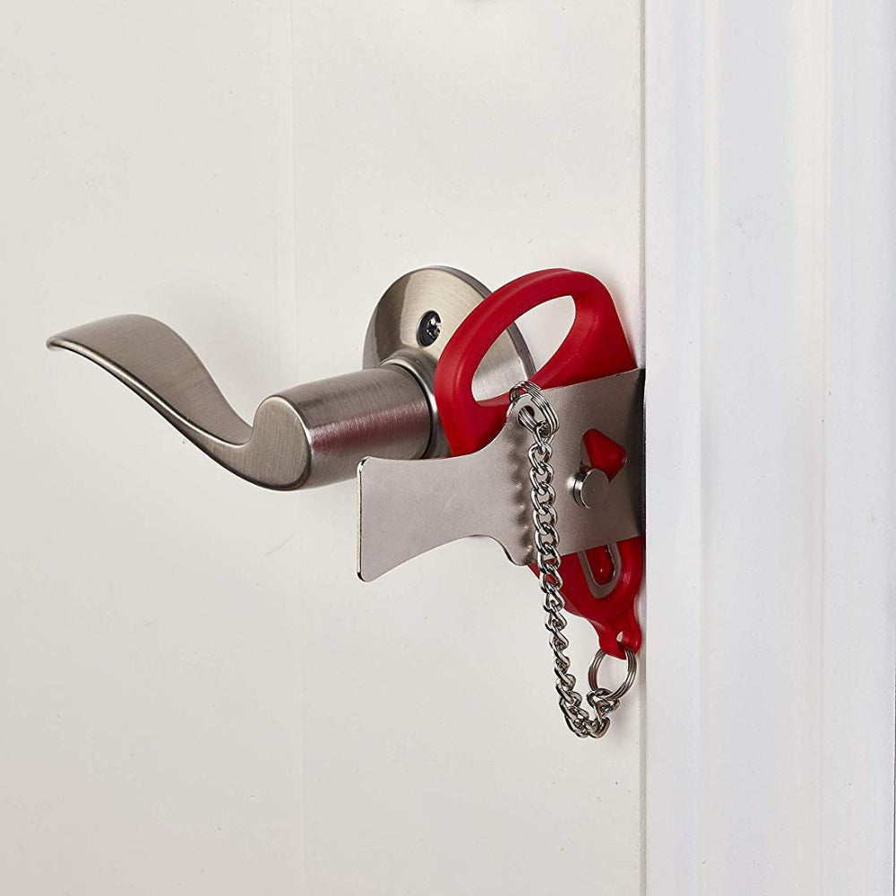 Portable Safety Door Lock - Self Defence, Good For Travelling, Hotels