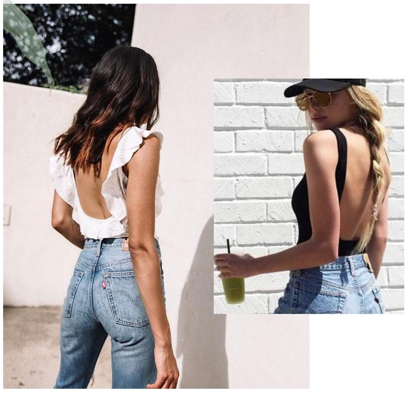No Show Back Push Up Bra