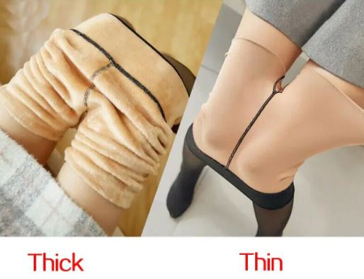 Ultra Thick Warm & Slimming Velvet Fleece Tights