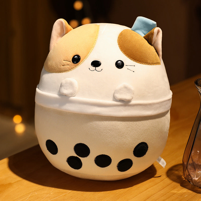Adorable Boba Tea Animal Plush