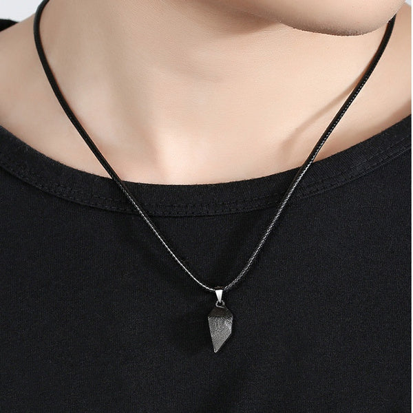 Magnetic Heart Couple/Friendship Necklace Set