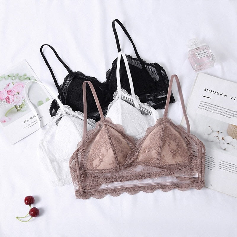 No Show Backless Sexy Lace Push Up Bra